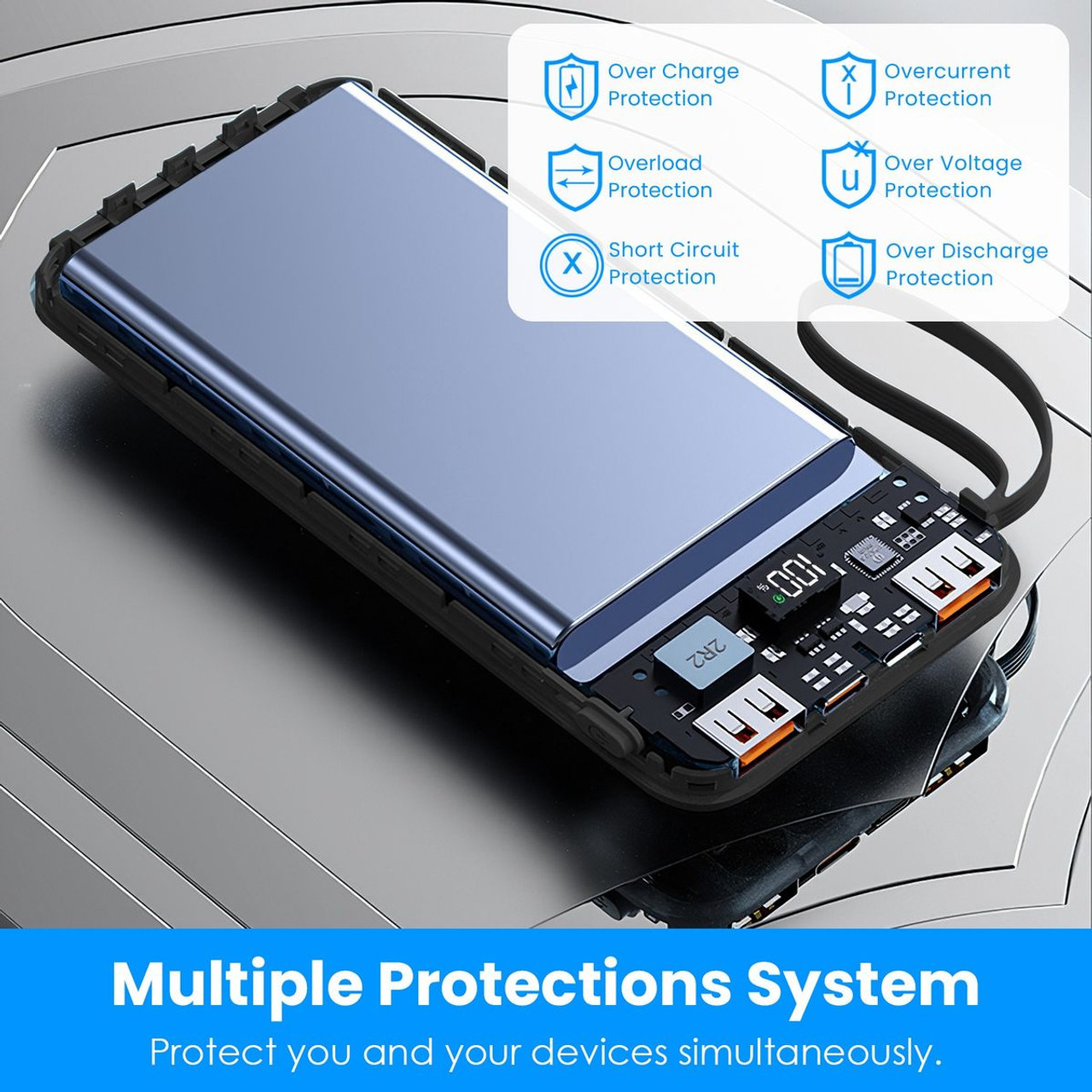 PowerMaster 20,000mAh Fast-Charge Power Bank product image