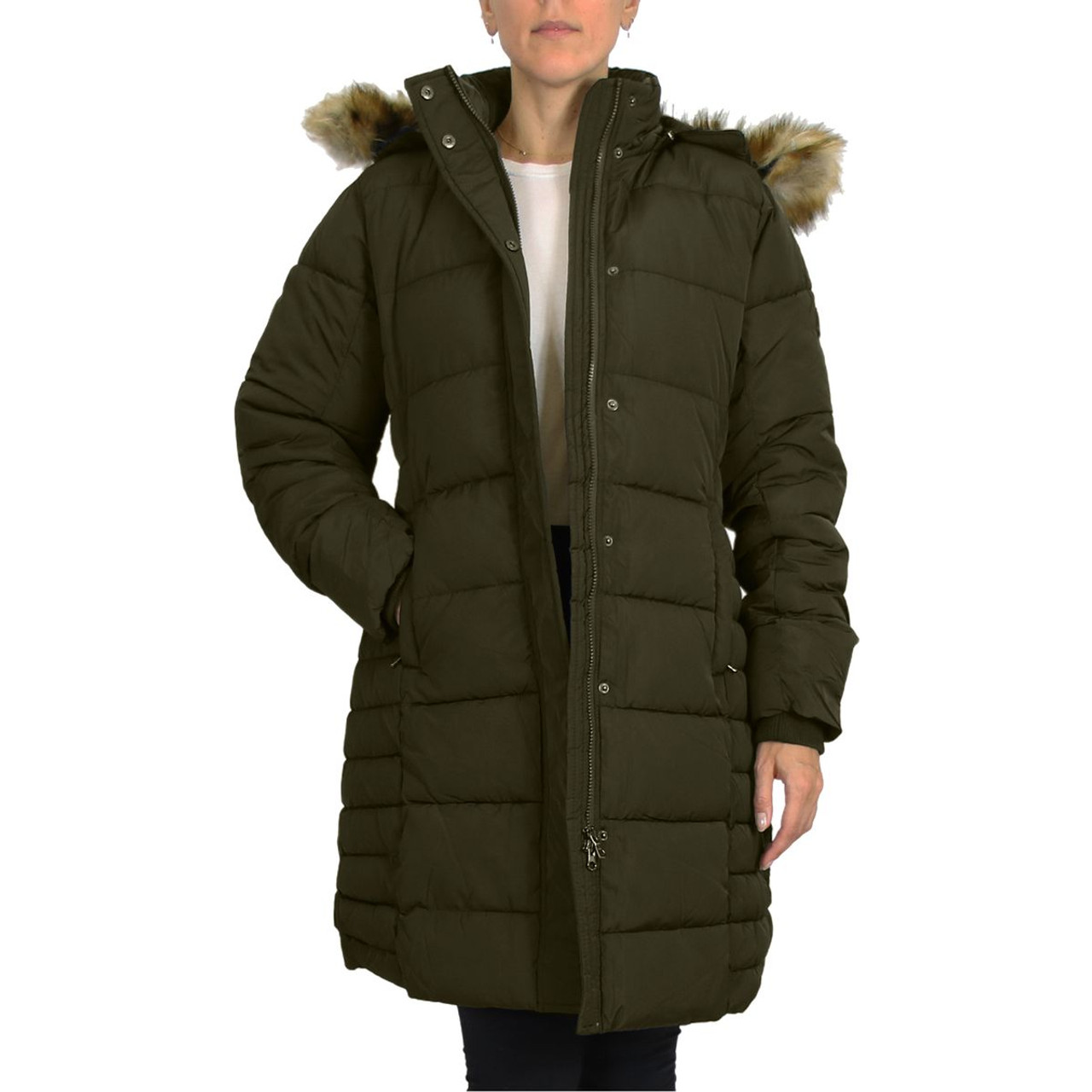 Women's Heavyweight Parka with Detachable Faux Fur Hood product image