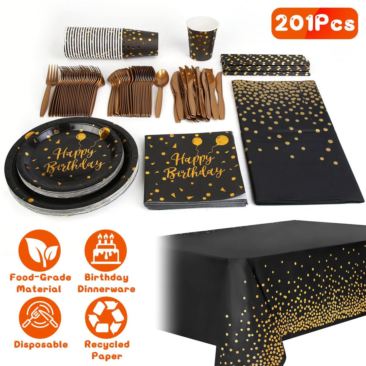 NewHome Disposable Birthday Dinnerware Set product image