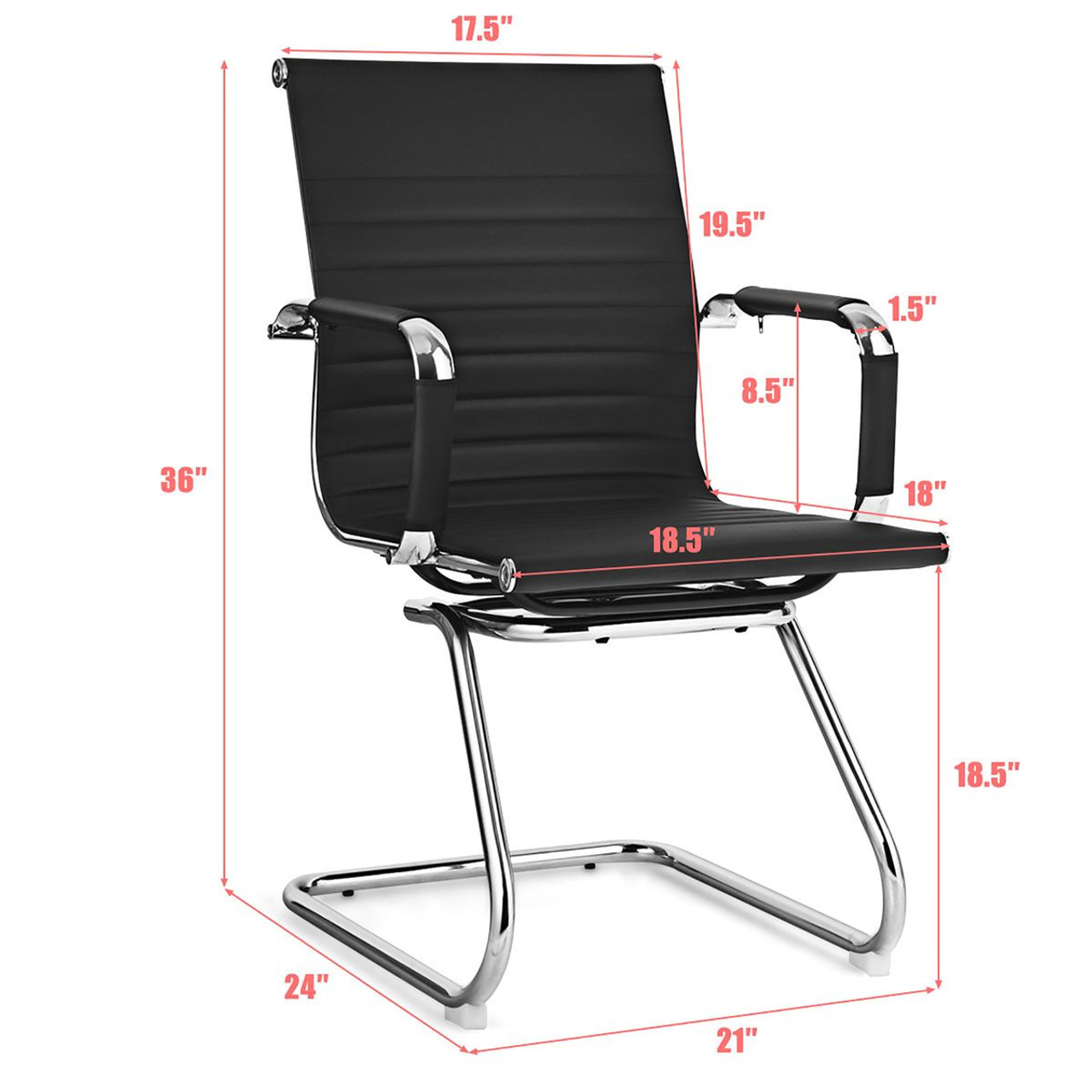 Costway Office Chairs (Set of 2) product image