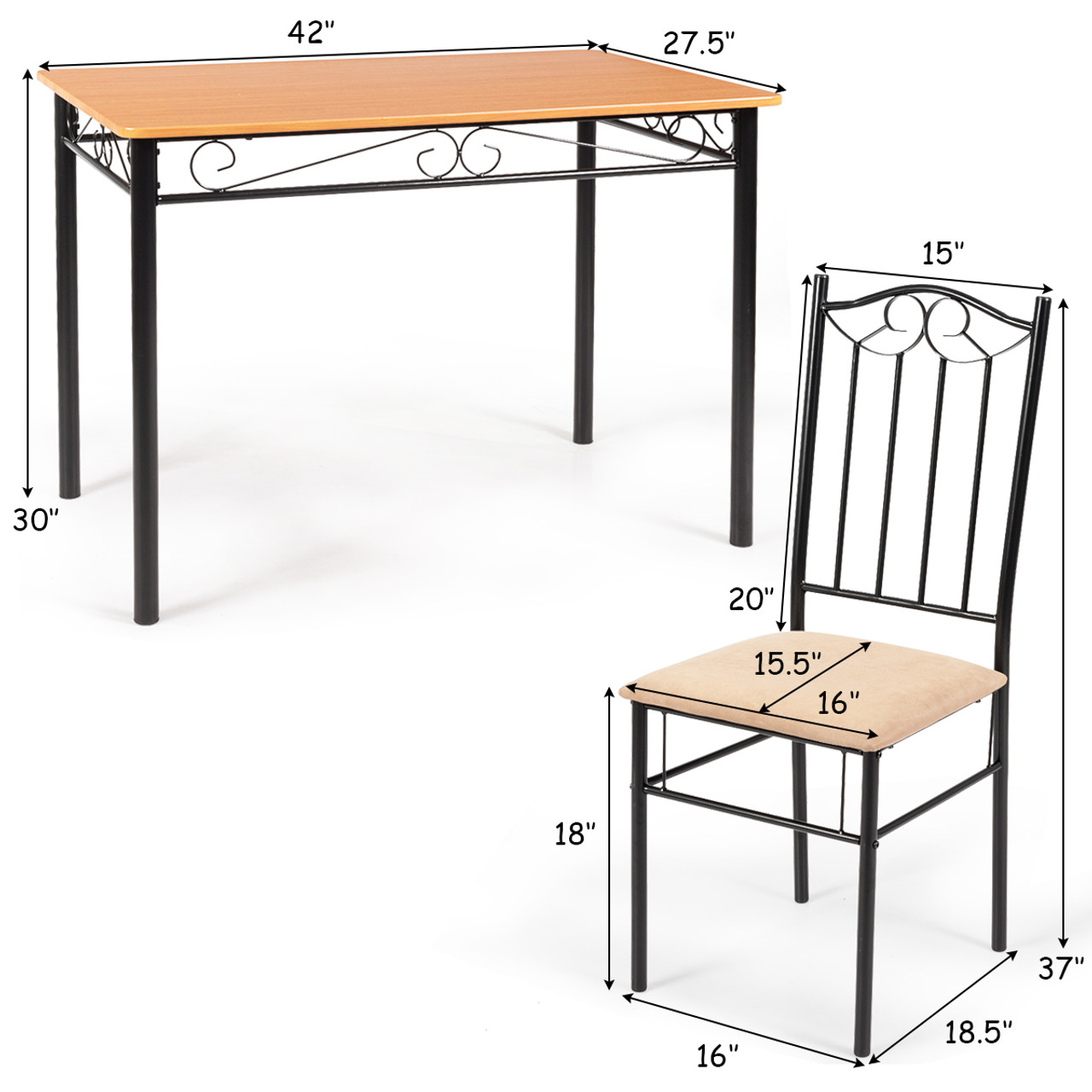 Costway 5-Piece Dining Set product image
