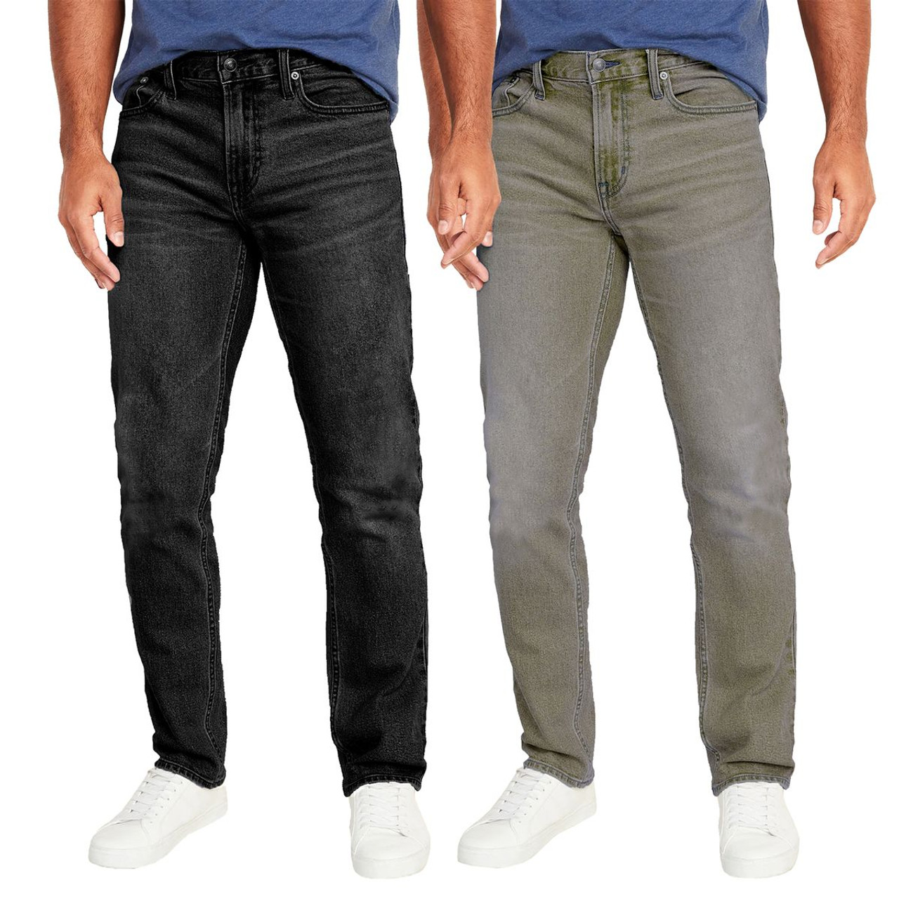 Men's Flex Stretch Slim Straight Jeans with 5 Pockets (2- or 3-Pack) product image