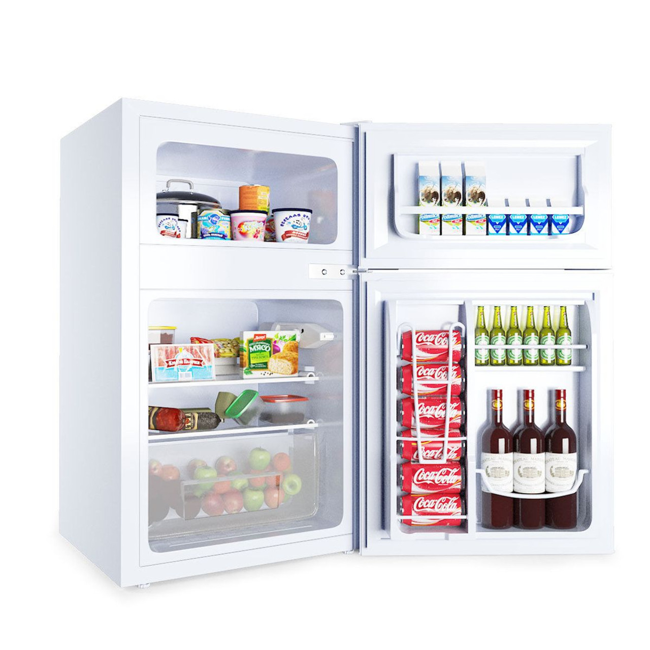 Costway 3.2 cu ft. Compact Refrigerator with Freezer product image