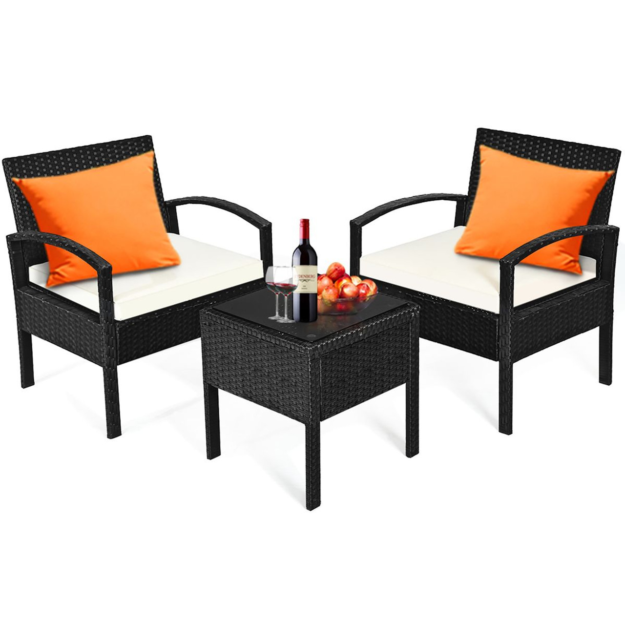 Costway 3-Piece Rattan Patio Furniture Set  product image