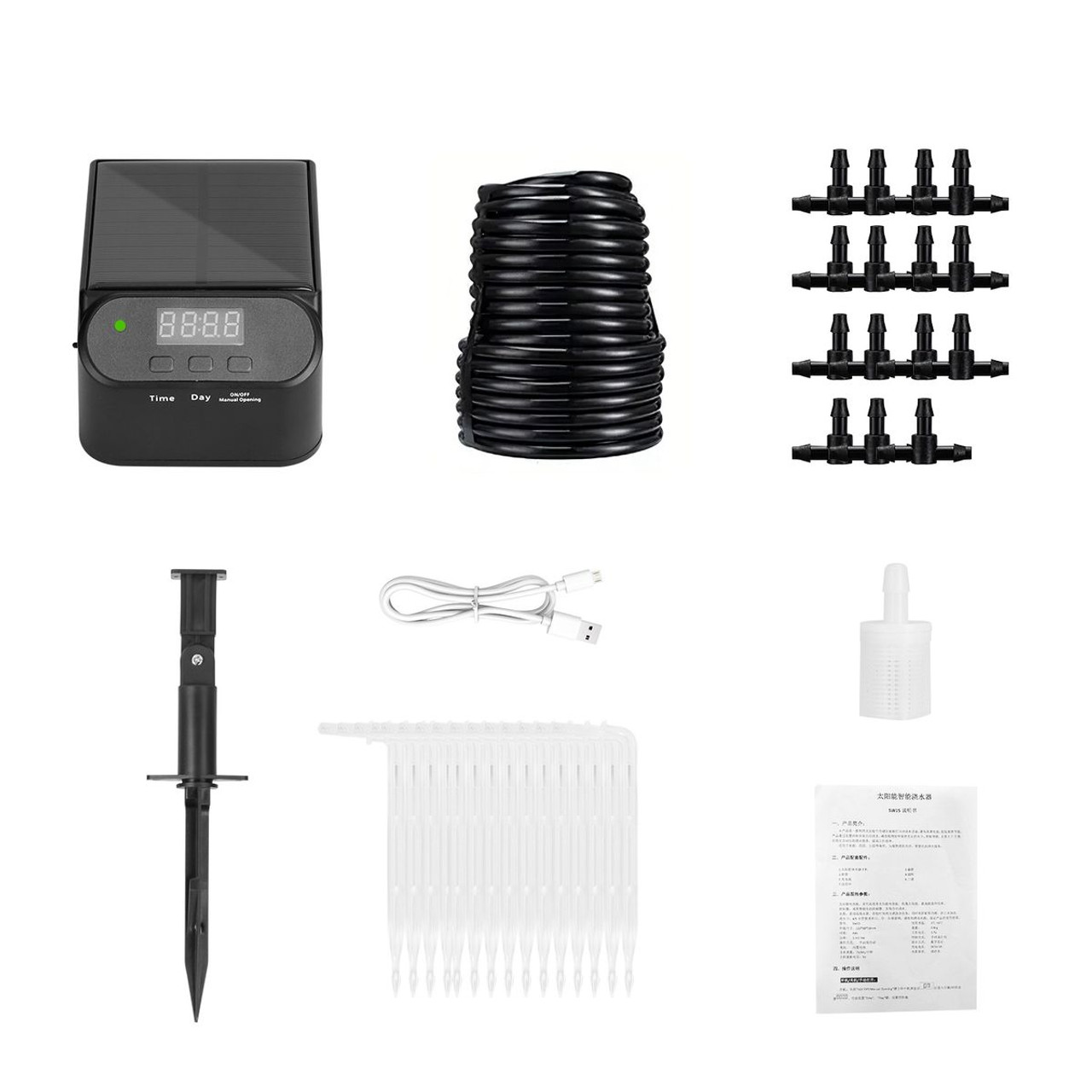 iMounTEK® Solar Powered Water Pump Drip Irrigation Kit product image
