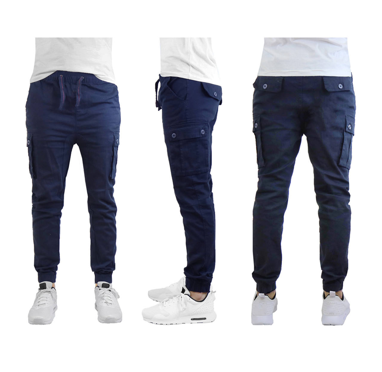 Men's Stretch Fit Cotton Cargo Joggers product image