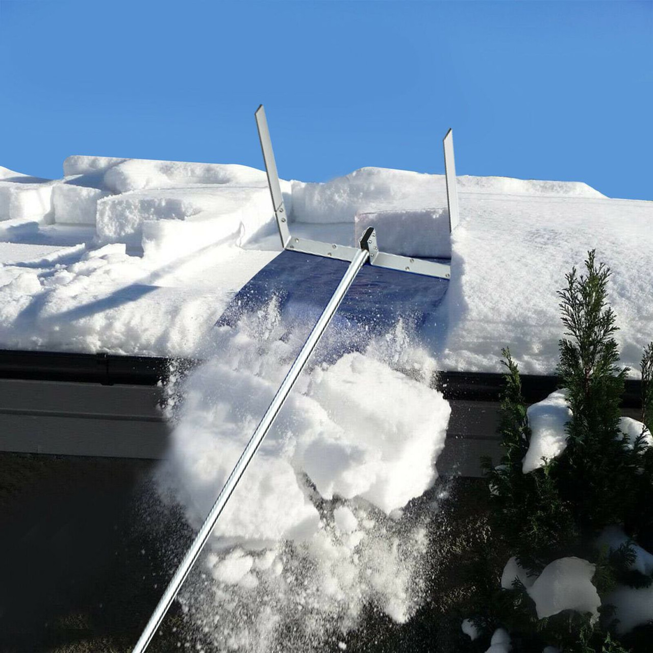 20-Foot Roof Snow Rake Removal Tool with Adjustable Handle product image