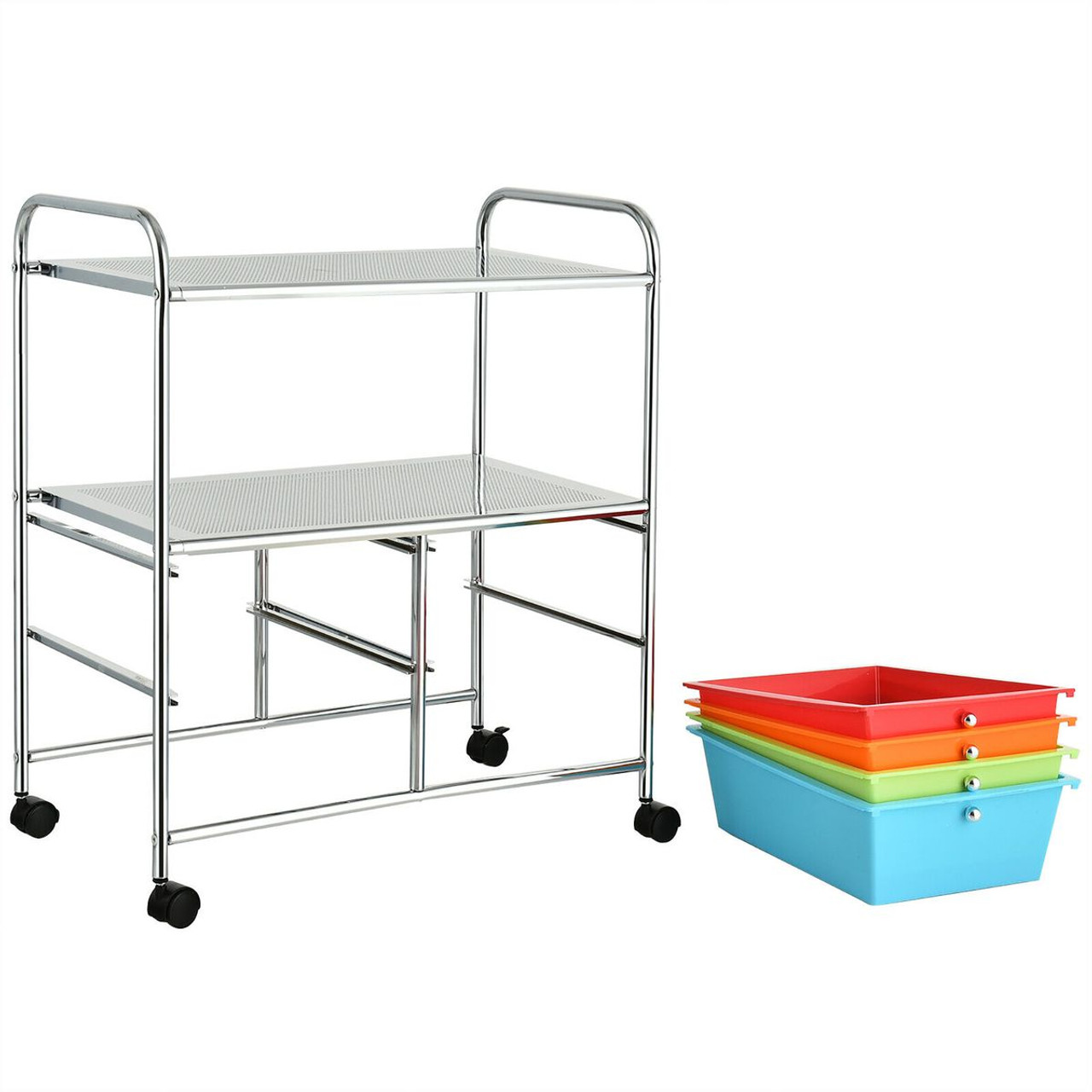 Costway 4-Drawer Rolling Storage Cart  product image