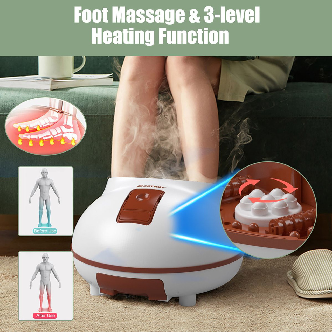 Electric Foot Spa with Sauna Steam Care  product image