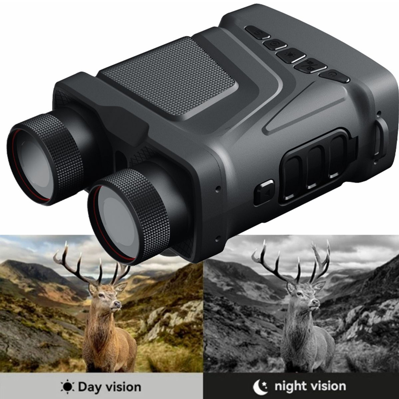 Binoculars Night Vision Goggles Infrared 1080P 5X Digital Zoom Hunting Telescope Outdoor Day Night Dual Use product image