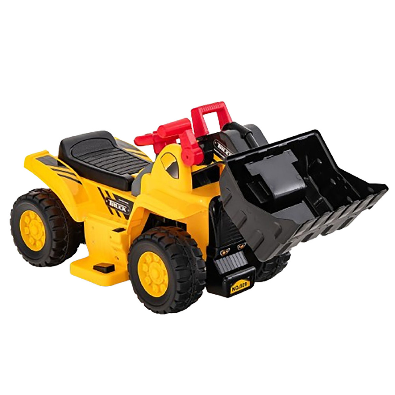 Kids' 6V Electric Ride-on Bulldozer with Adjustable Bucket product image