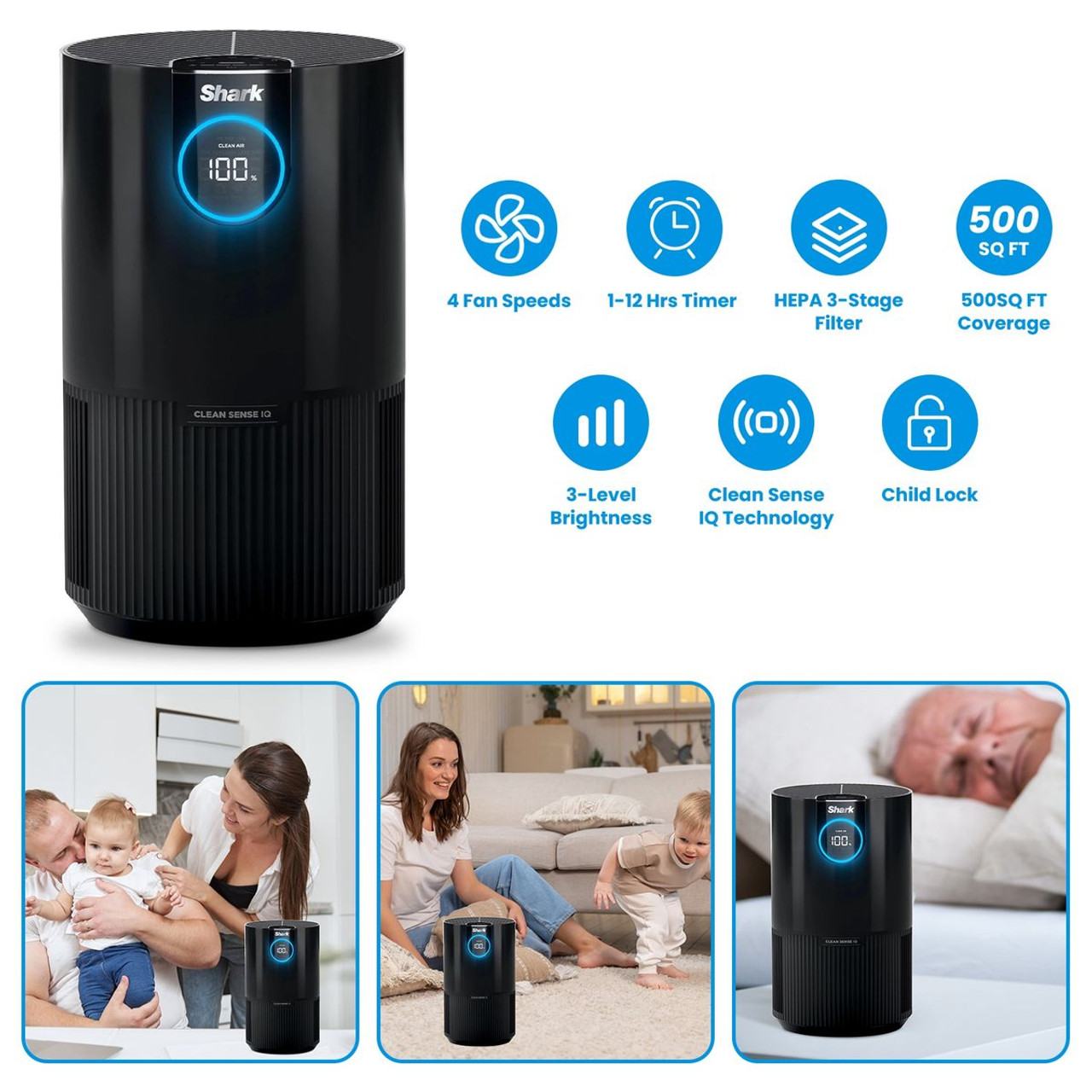 Shark HP100 Air Purifier product image