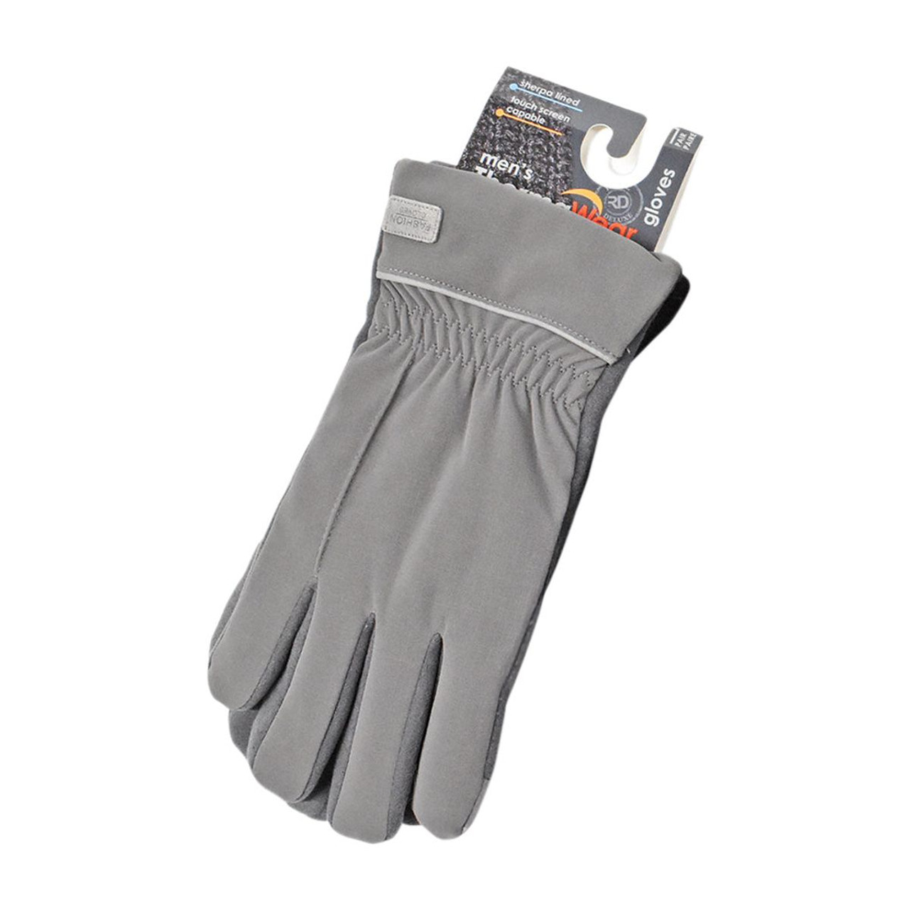 ThermaWear™ Men’s Touchscreen Sherpa-Lined Fashion Gloves (3-Pair) product image