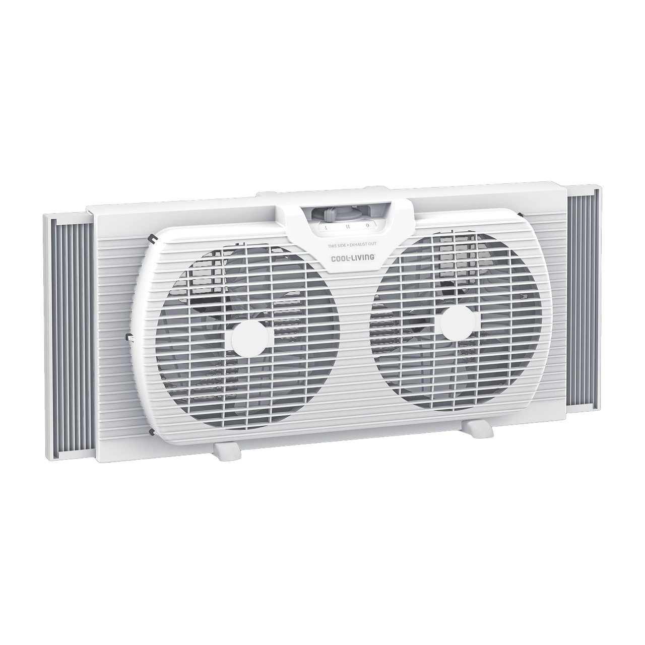 Cool-Living™ 9-Inch Twin Window Fan with Reversible Airflow Control product image
