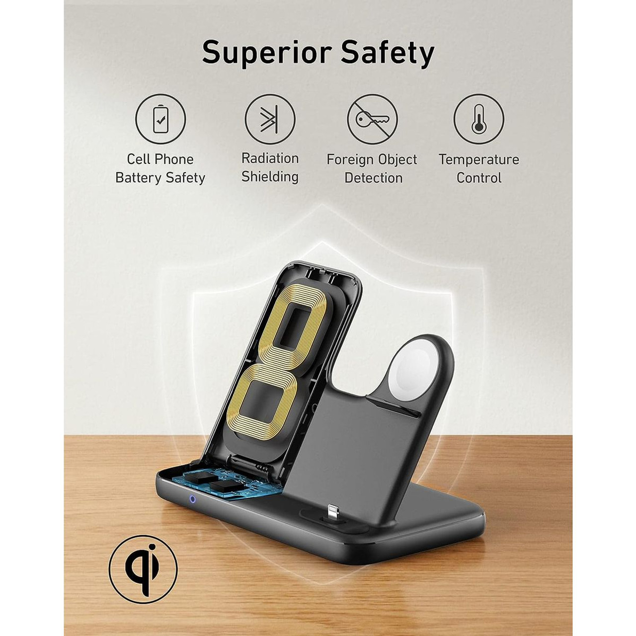 Anker® 544 Wireless Charger with 60W Quick Charge Adapter product image