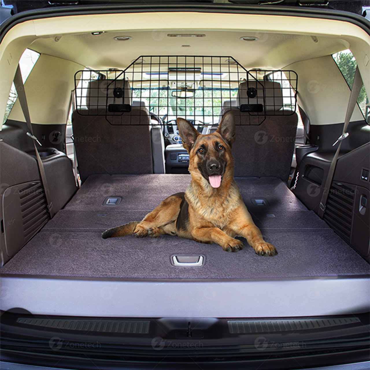 Zone Tech Heavy Wire Adjustable Mounted Headrest Barrier product image