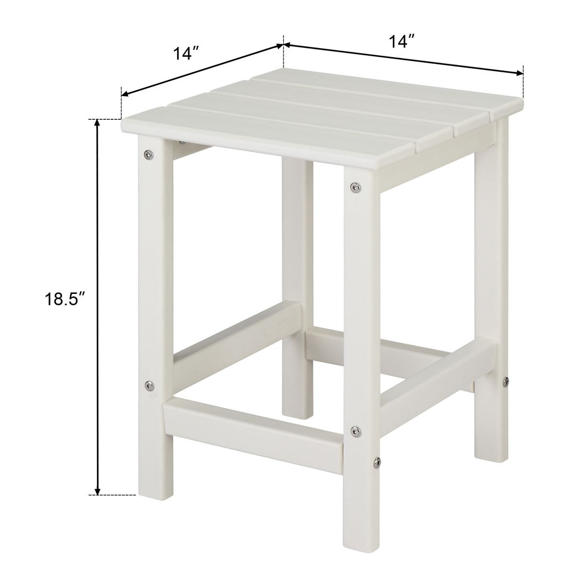 Single Layer Square Outdoor Side Table product image