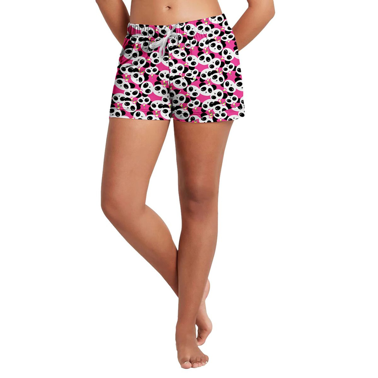 Women's Ultra-Soft Cozy Fun Printed Pajama Lounge Shorts (4-Pair) product image