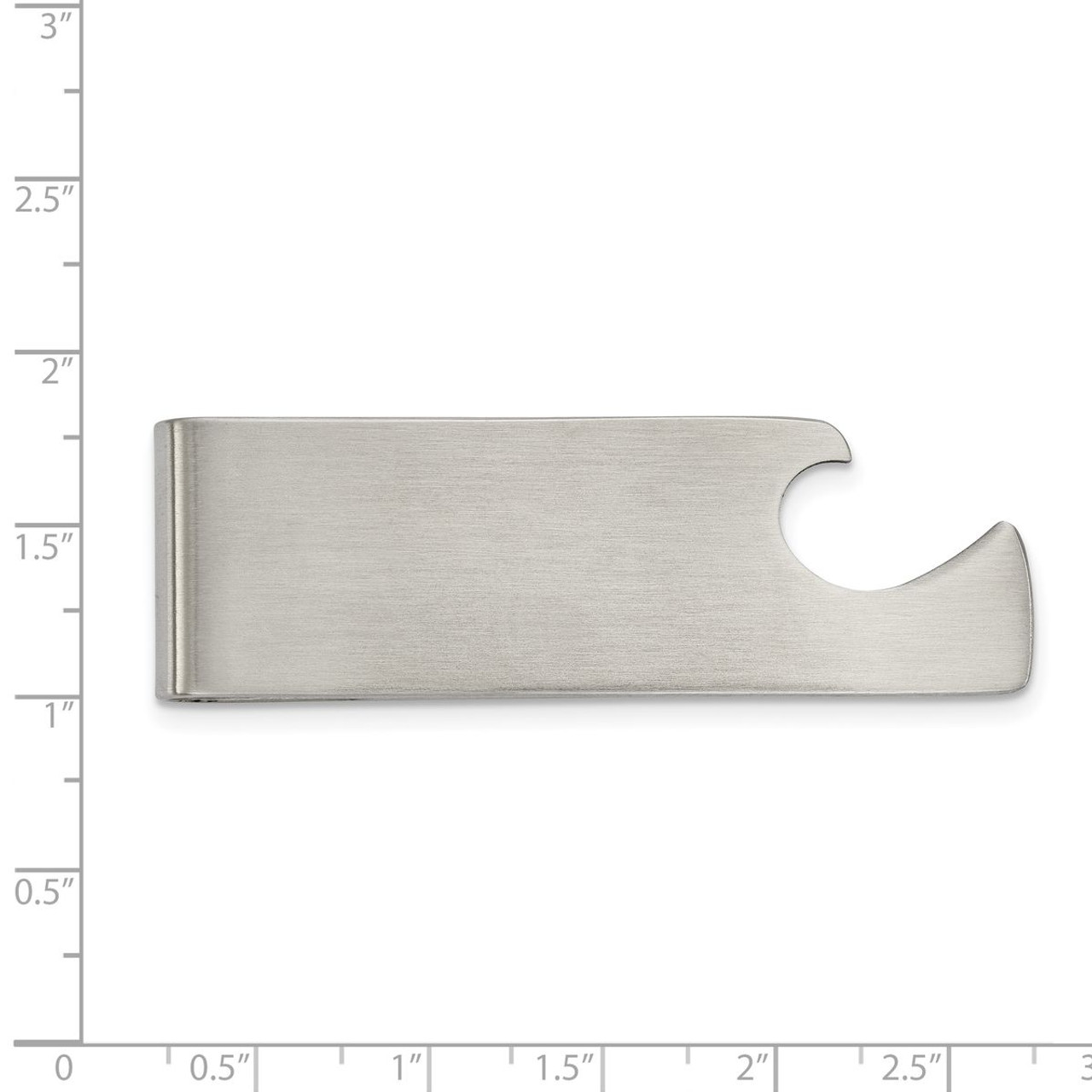 Stainless Steel Bottle Opener Money Clip product image