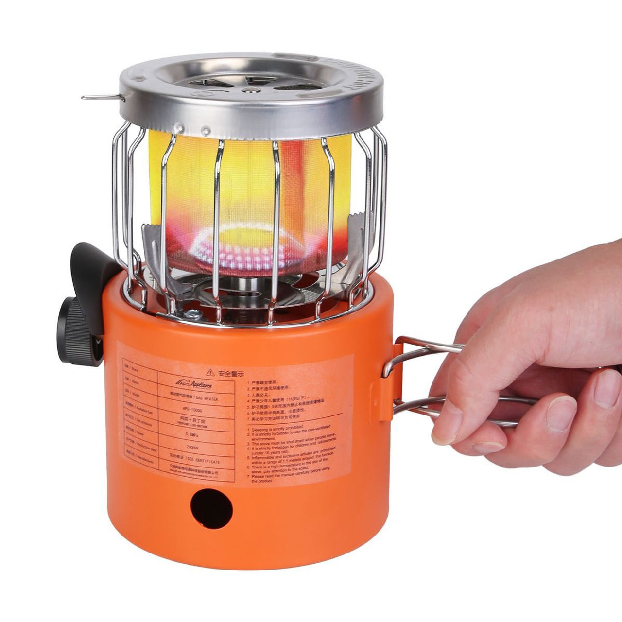 APG® 2000W 2-in-1 Camping Stove Heater product image