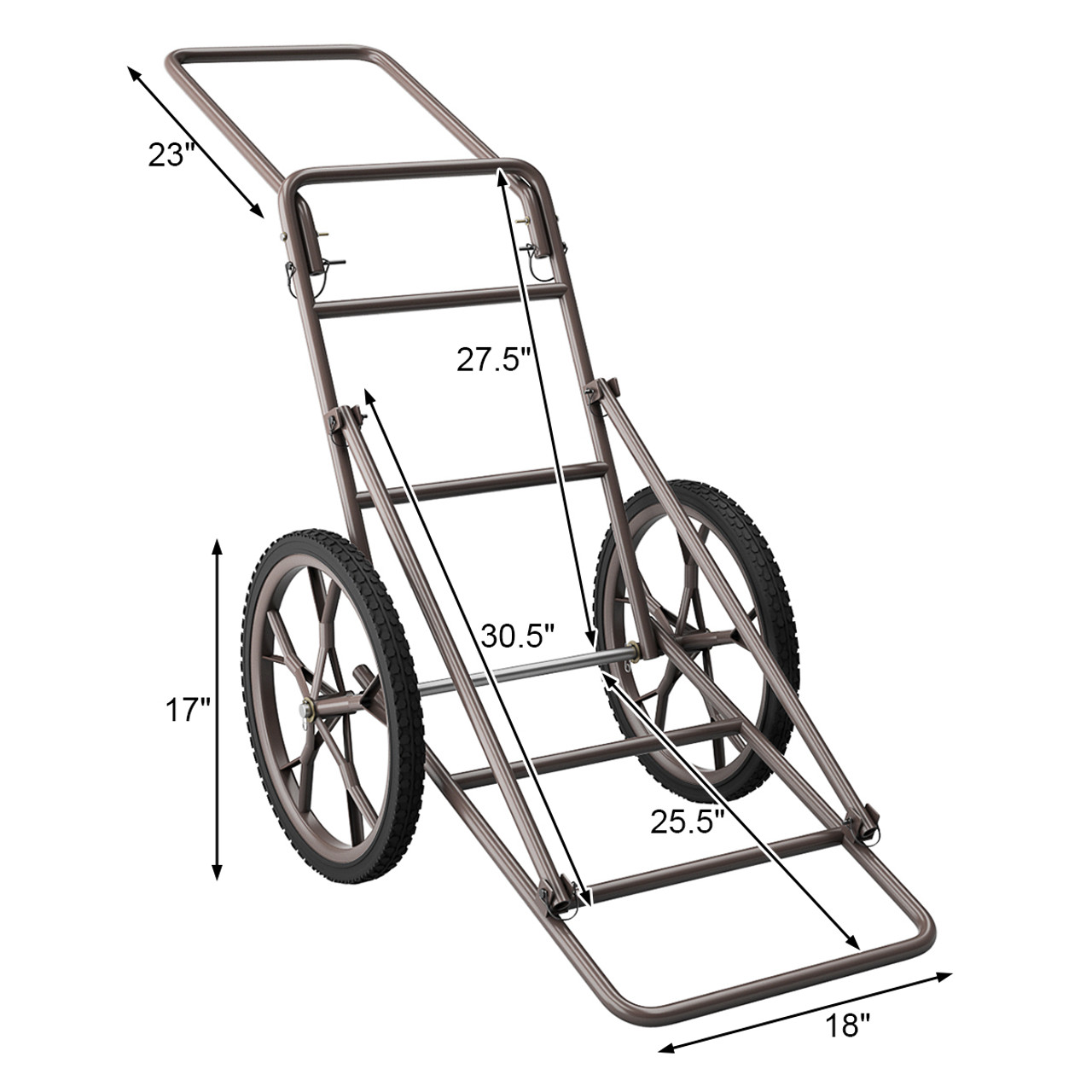 Larger Capacity Folding Deer Game Cart product image