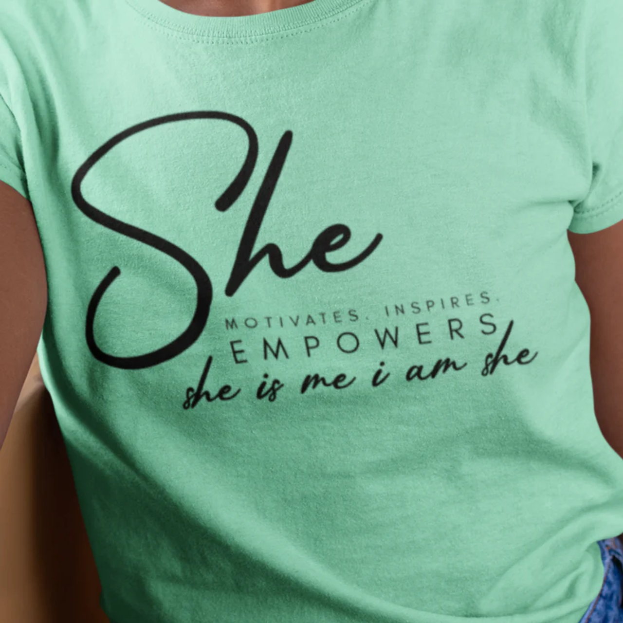 'She Is Me' Short Sleeve Graphic T-Shirt product image