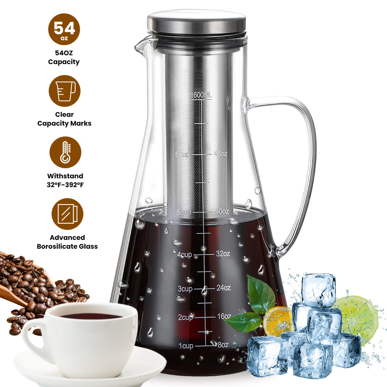 NewHome™ Cold Brew Coffee Maker product image