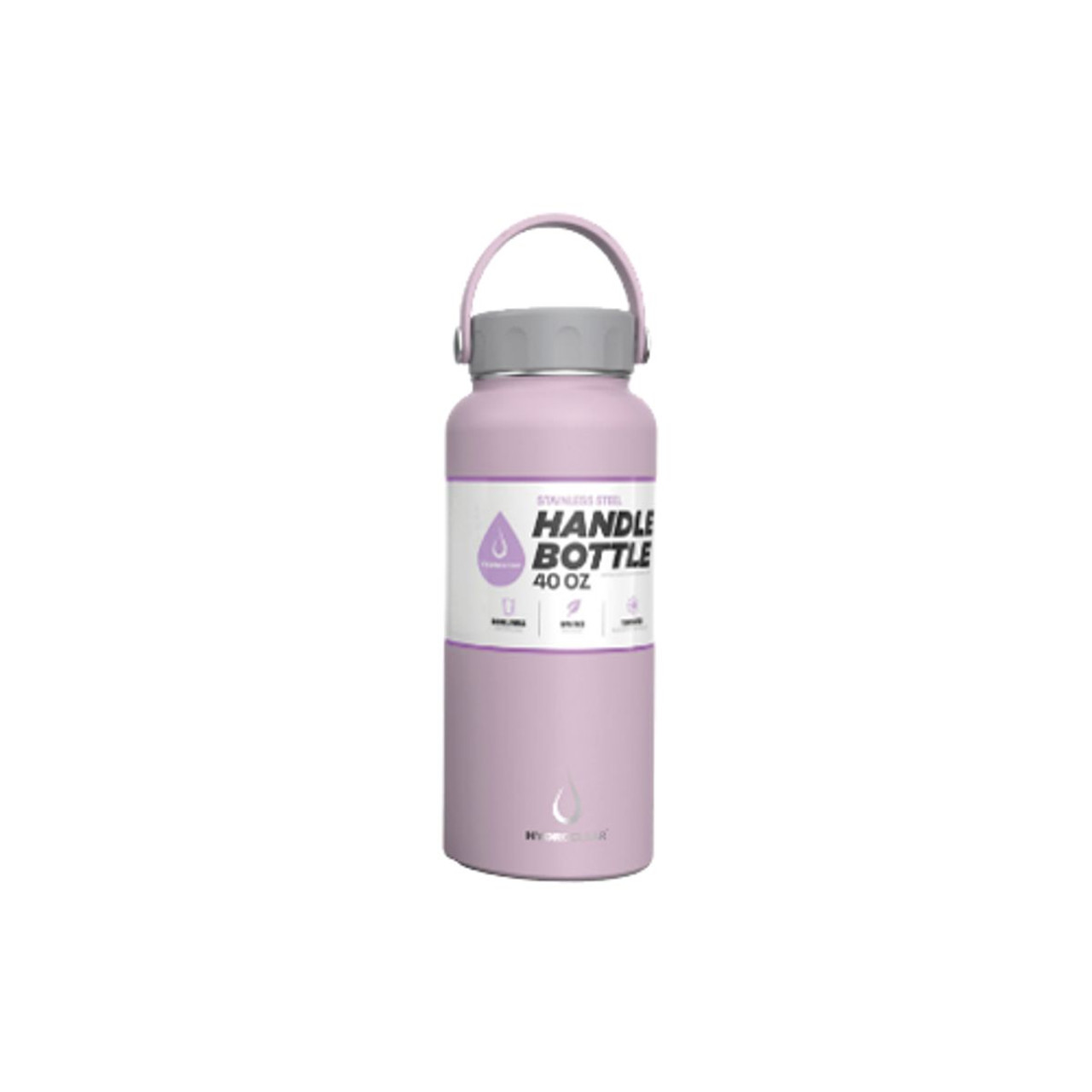 HydroClear™ 40-Ounce Stainless Steel Bottle with Handle Cap product image