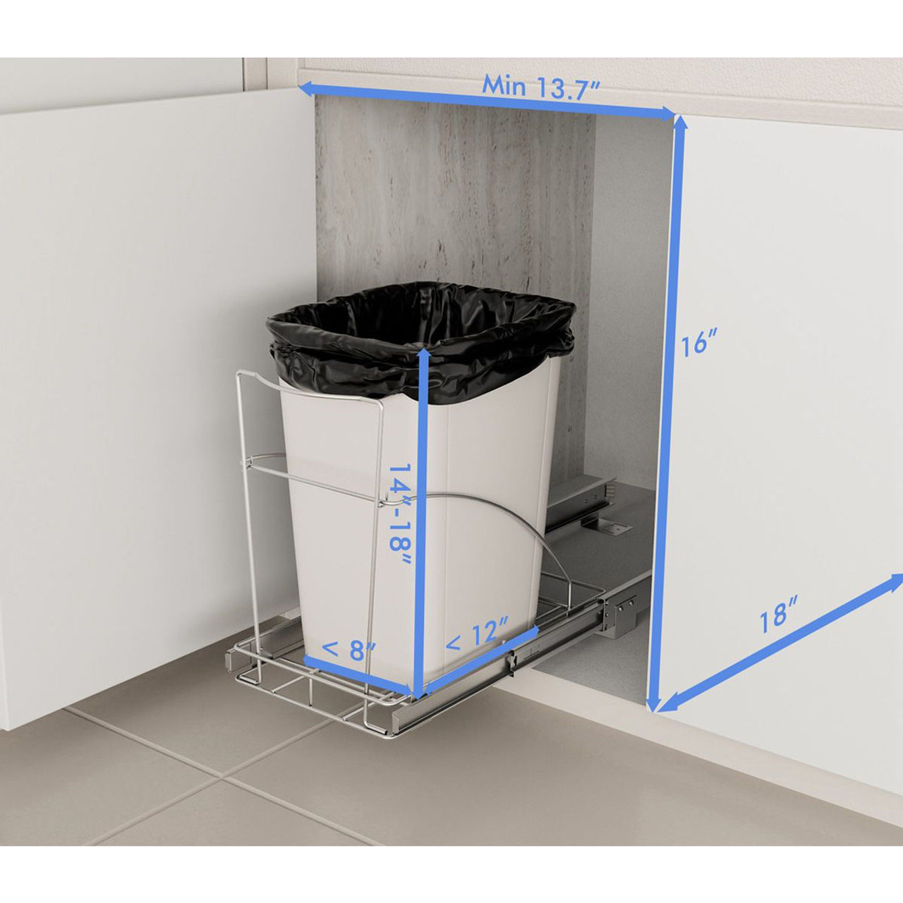 Pull-out Trash Can Slide Track product image