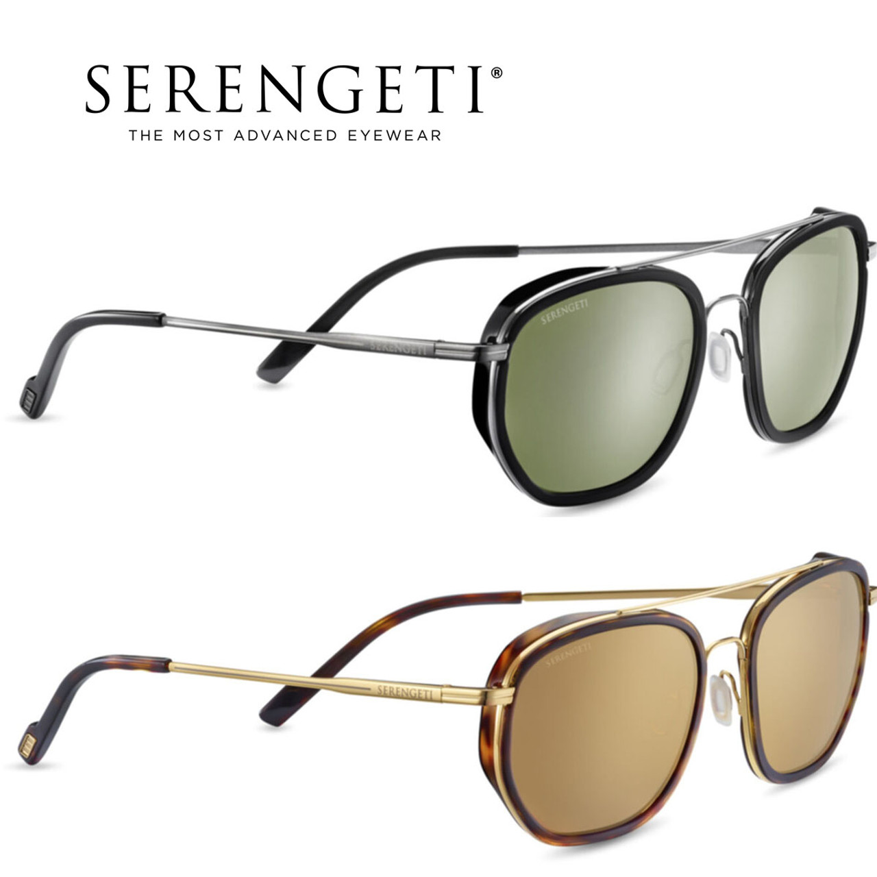 Serengeti® BORON Retro Men's Sunglasses product image