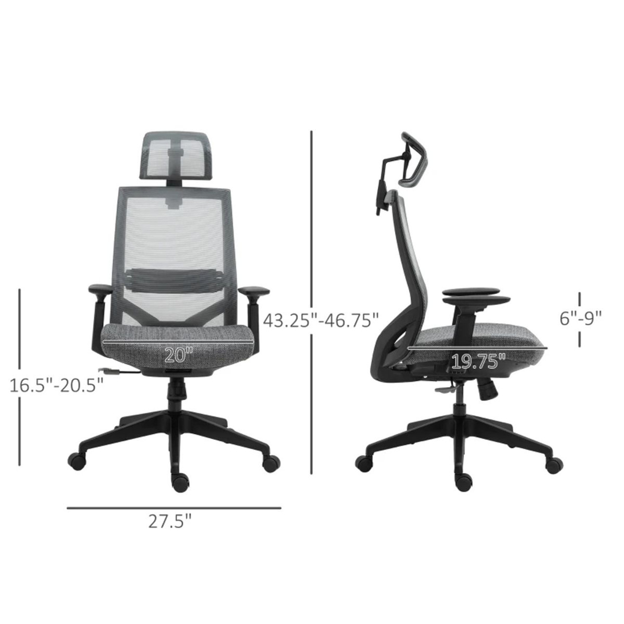 Vinsetto™ High-Back Mesh Office Chair product image