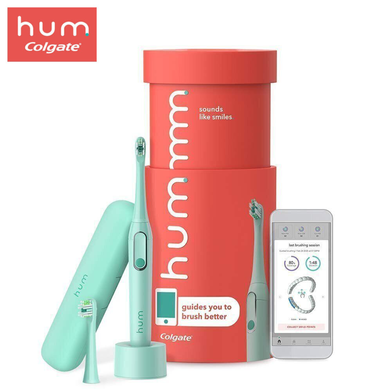 hum by Colgate® Smart Electric Toothbrush with Travel Case product image