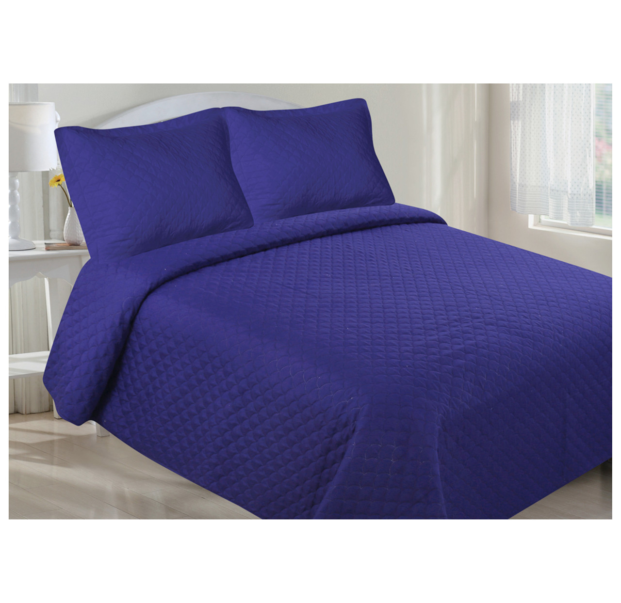 Reversible Microfiber Pinsonic Quilt Set product image