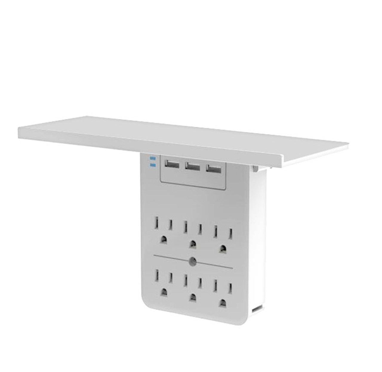 Aduro Surge Shelf 6 Outlet 3 USB Port Charging Station Surge Protector product image