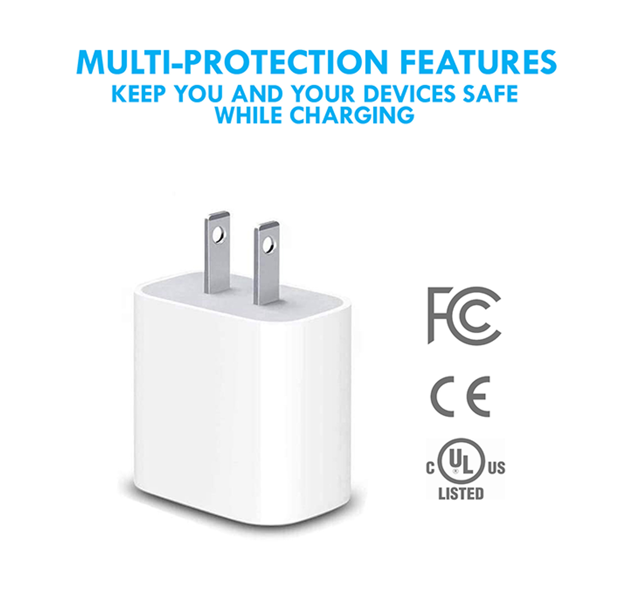 Aduro PowerUp PD 18W Type C USB Charger for iPhone 12 & PD Devices product image