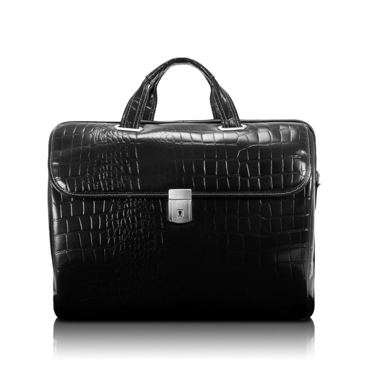 McKlein USA® SETTEMBRE 15-Inch Medium Leather Laptop Briefcase, # 3552 product image