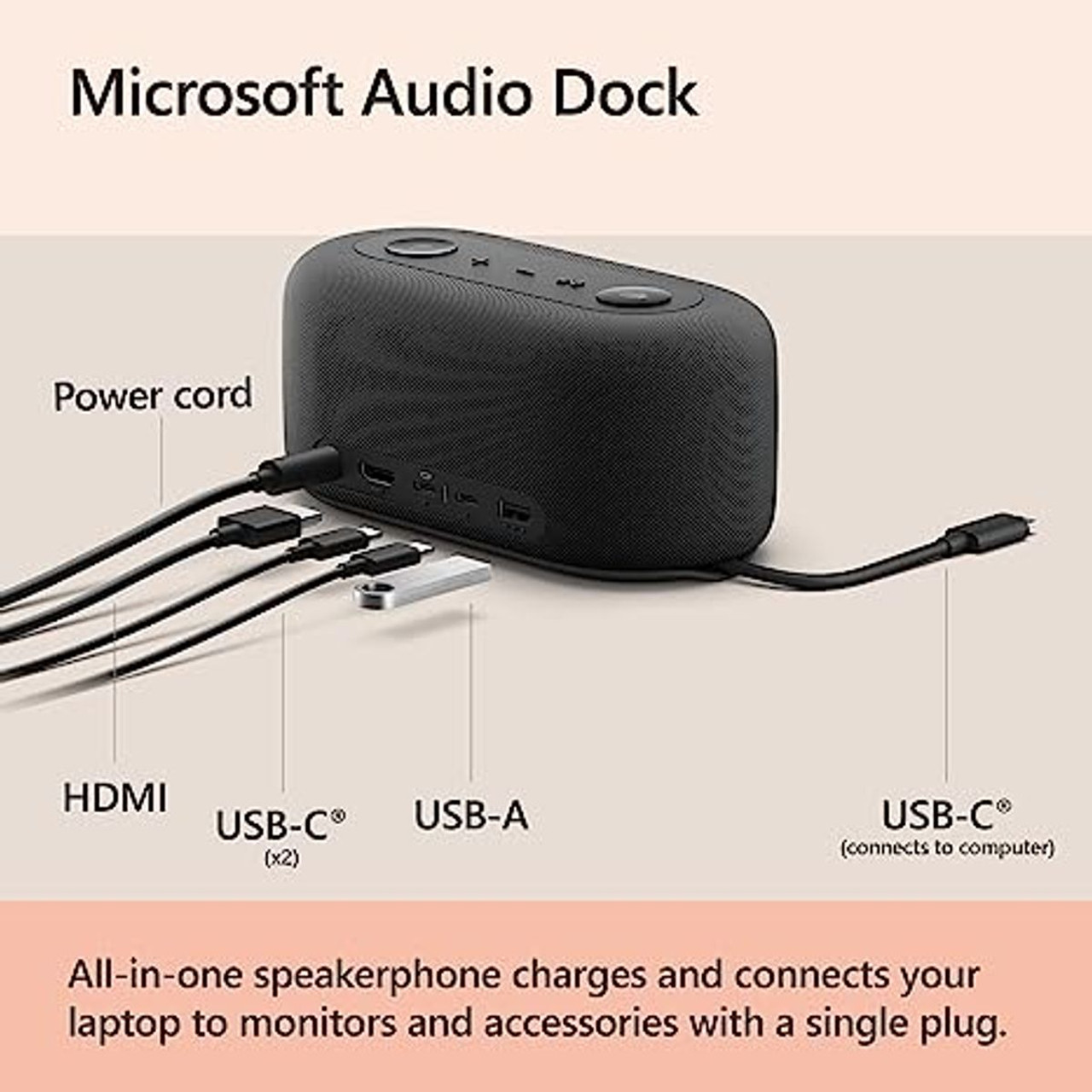 Microsoft Audio Dock USB-C  product image