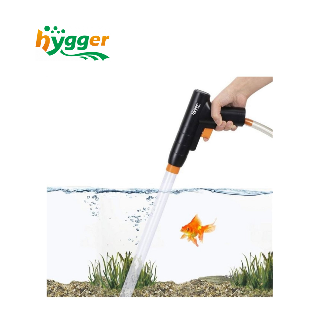 Hygger Aquarium Gravel Cleaner with Air-Pressing Button product image