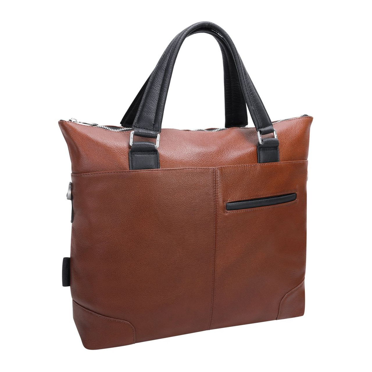 Eastward 15” Leather Two-Tone Tablet and Laptop Briefcase product image