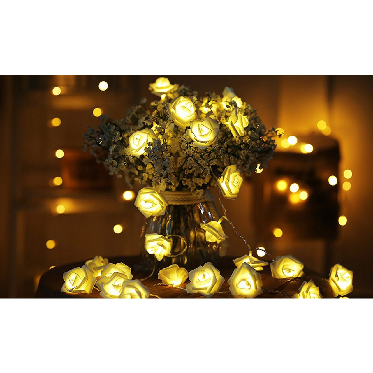 iMounTEK® Rose Flower String Lights (2-Pack) product image