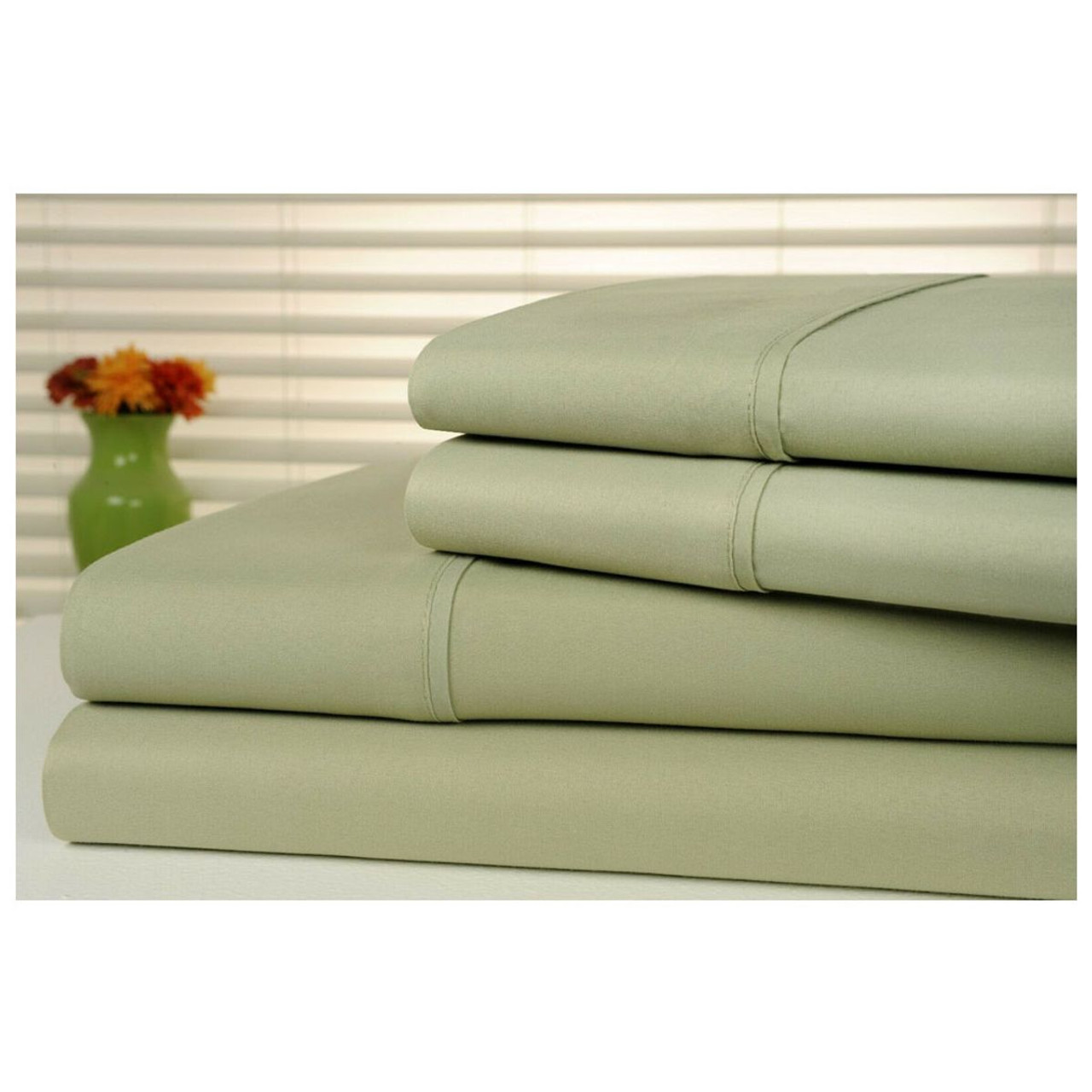 1800TC Bamboo Blend 4-Piece Sheet Set with Deep Pockets product image