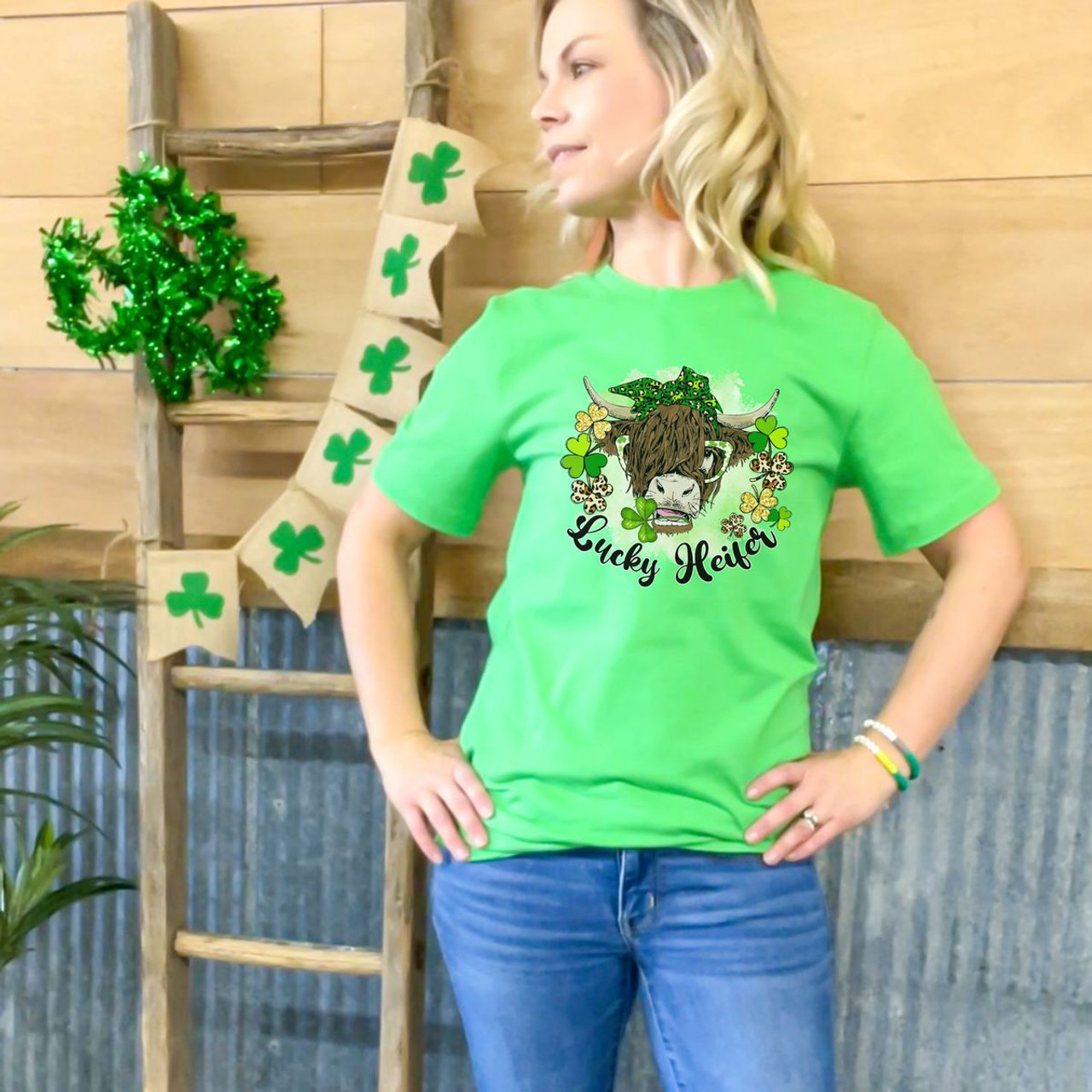Lucky Heifer Graphic Tee product image