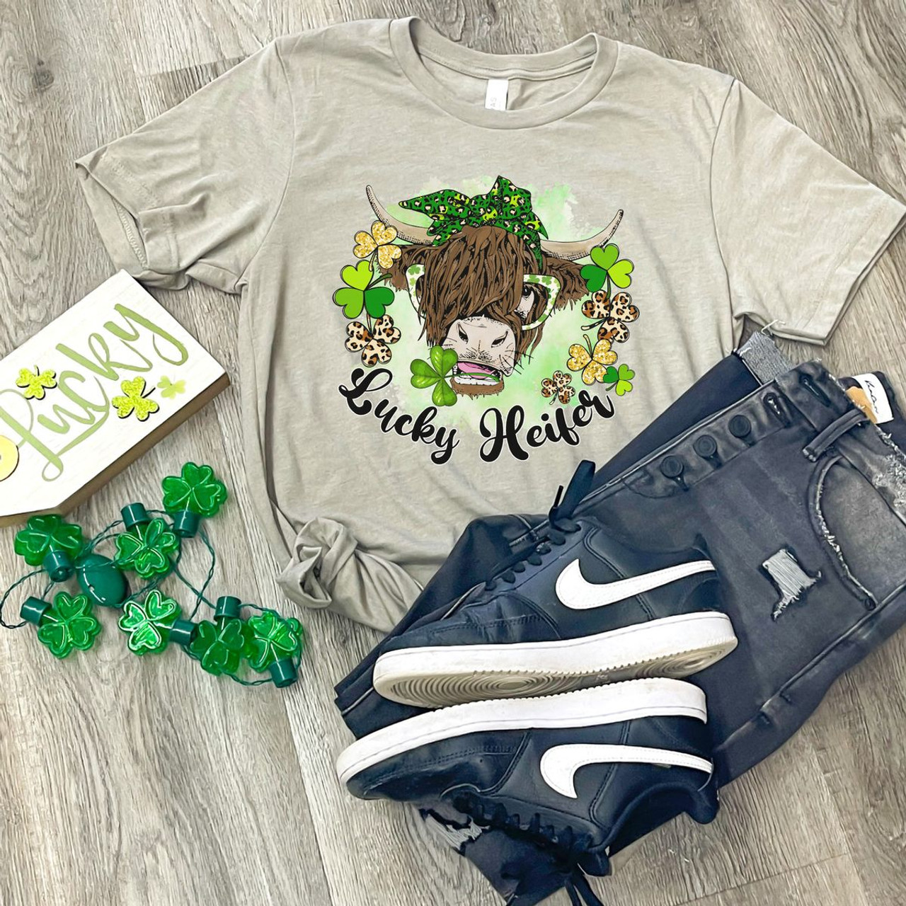 Lucky Heifer Graphic Tee product image