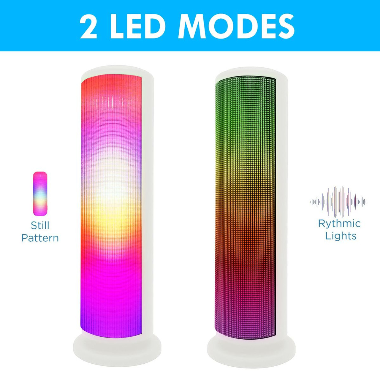 Aduro® Monolith LED Light-up Tower Party Wireless Speaker product image