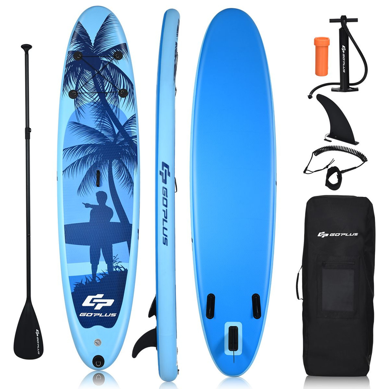 11-Foot Inflatable Stand-up Paddle Board with Carrying Bag product image