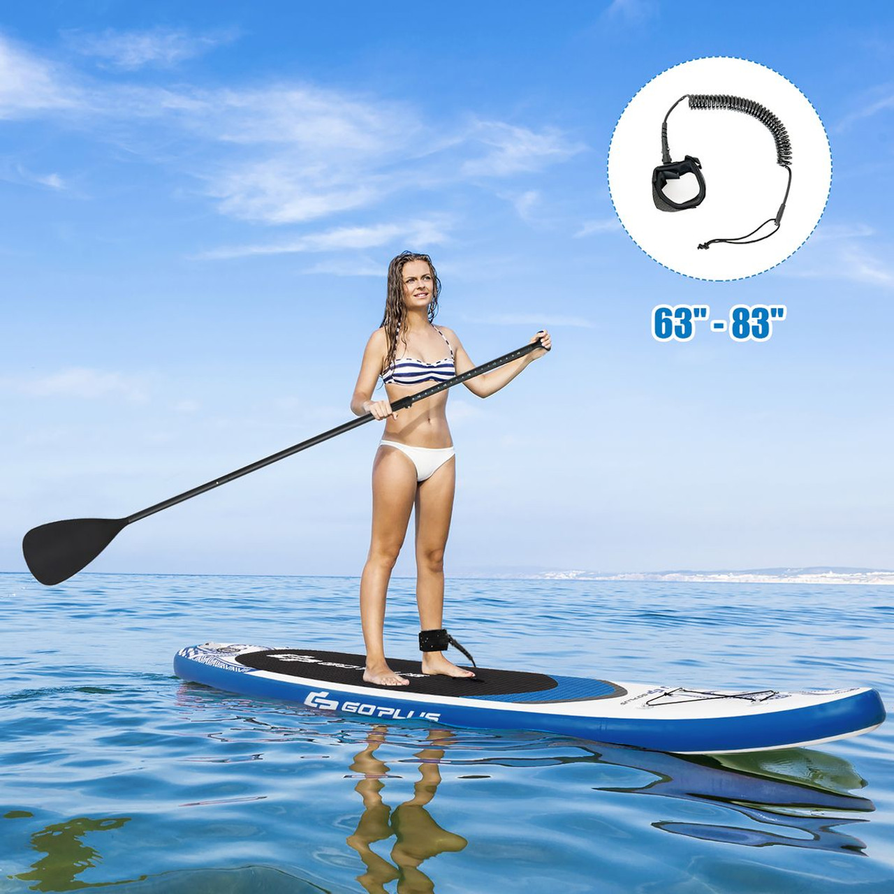 11-Foot Inflatable Stand-up Paddle Board with Carrying Bag product image