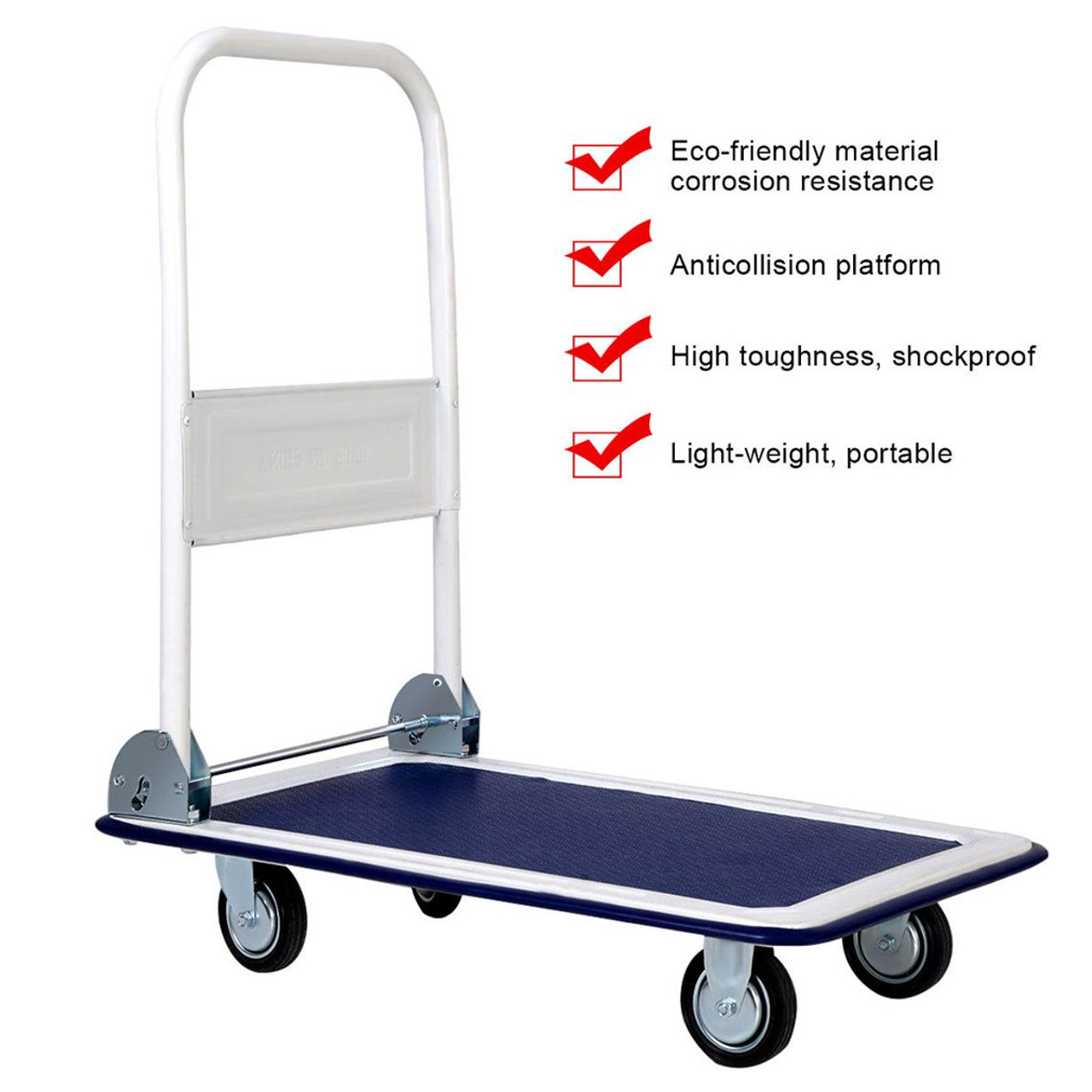 330- or 660-Pound Capacity Platform Push Cart Dolly product image