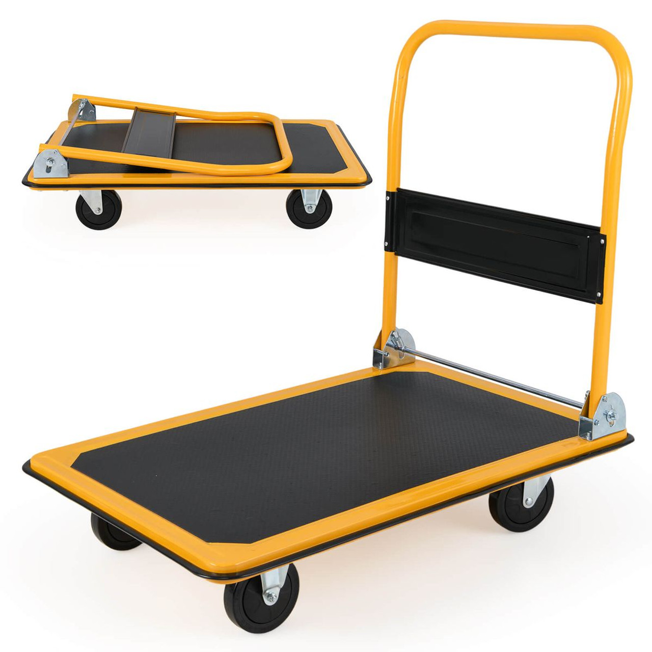 330- or 660-Pound Capacity Platform Push Cart Dolly product image