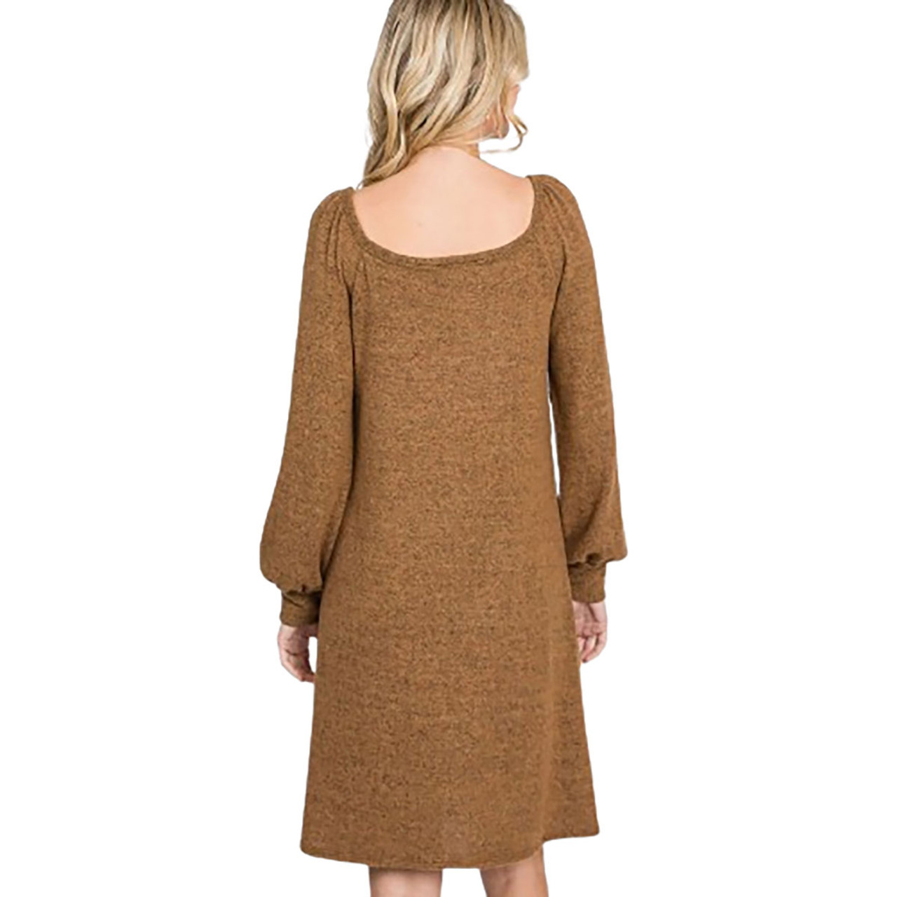 Women's Bishop Sleeve Sweater Dress product image