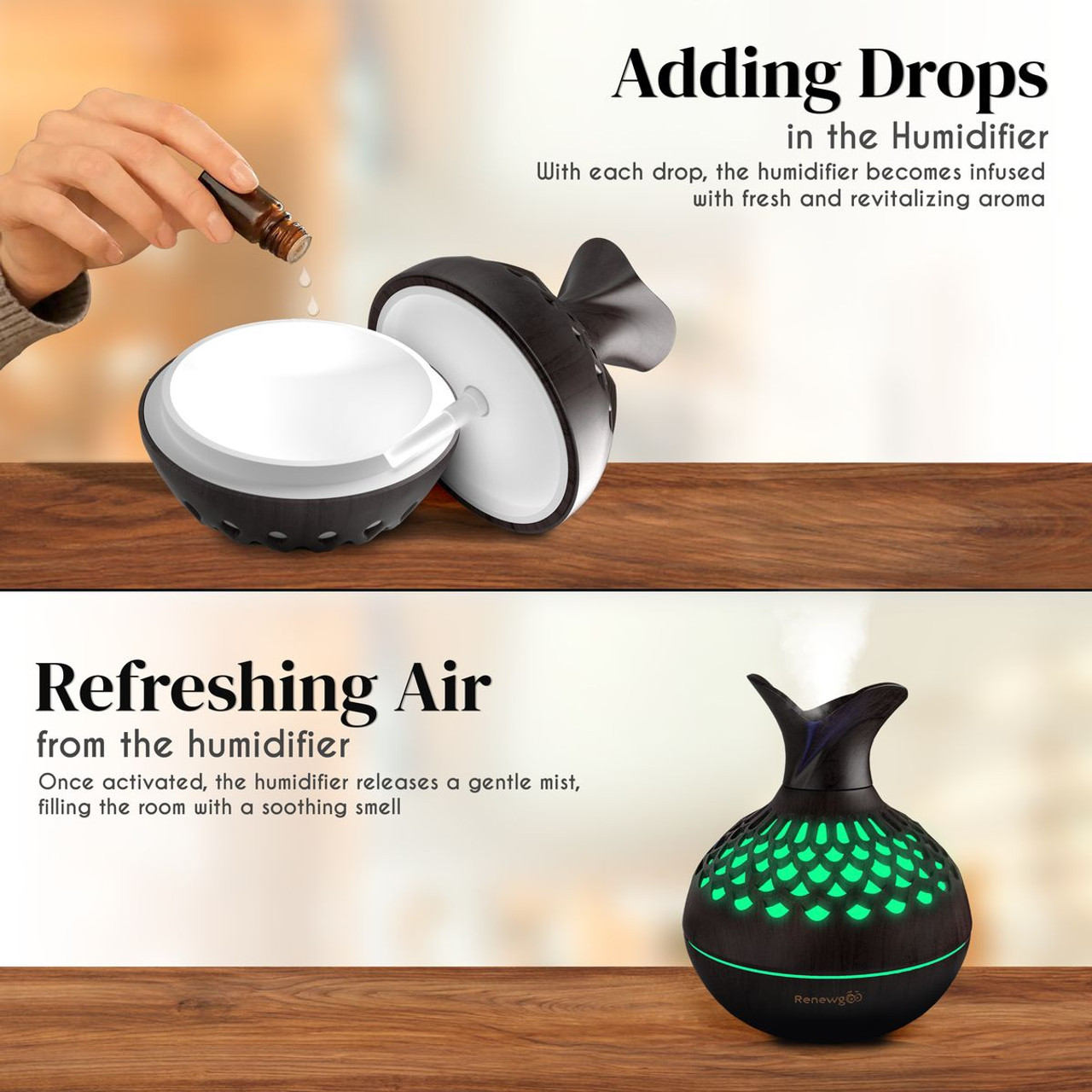 Ultrasonic Aromatherapy Diffuser for Essential Oils product image